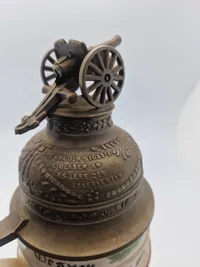 Originalt tysk ølkrus Artilleri