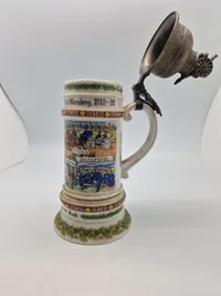 Originalt tysk ølkrus Artilleri