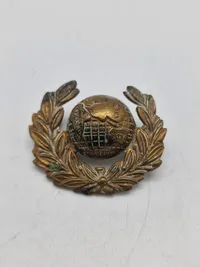 Originalt ww2 Royal Marines Officers cap badge