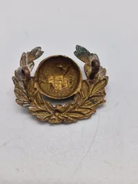 Originalt ww2 Royal Marines Officers cap badge
