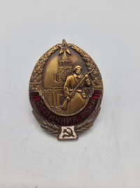 RKKA HONOURS WARRIOR RED ARMY BADGE