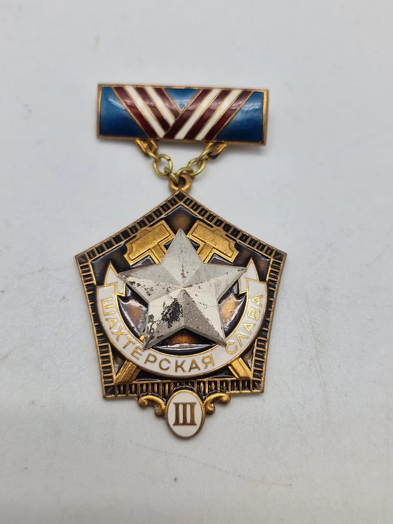 Original USSR miners glory 3rd class