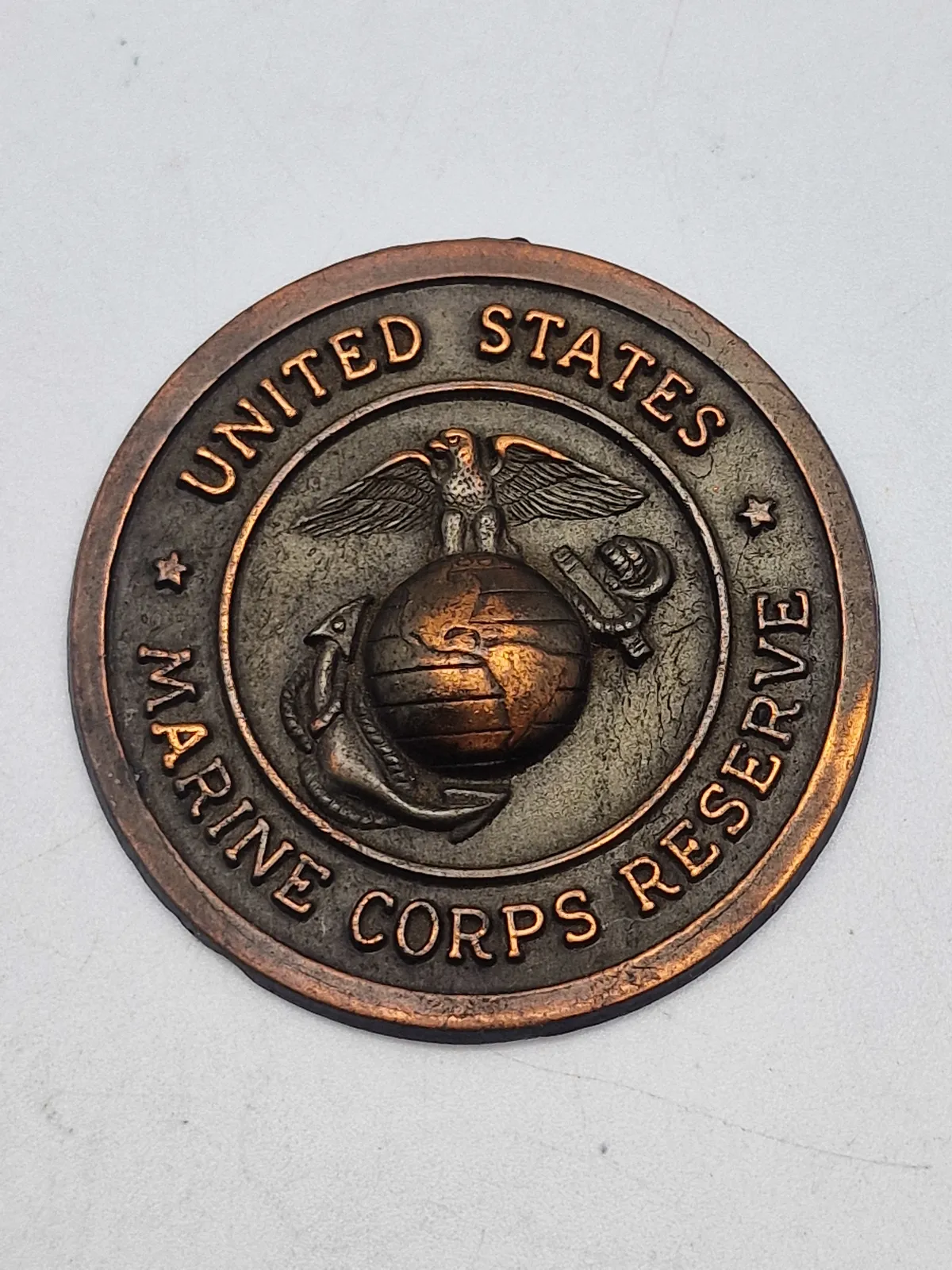 Originalt mærke til nummerplade  - USMC reserve