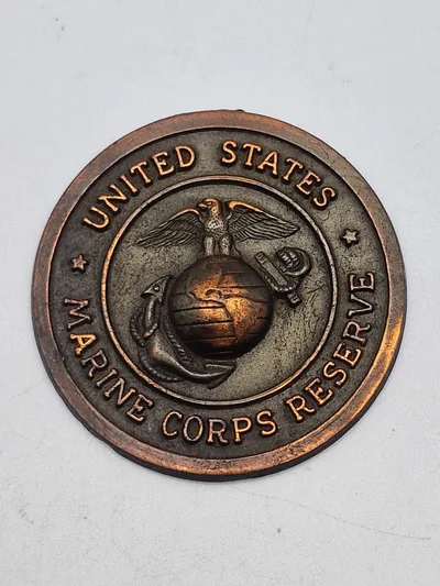 Originalt mærke til nummerplade  - USMC reserve