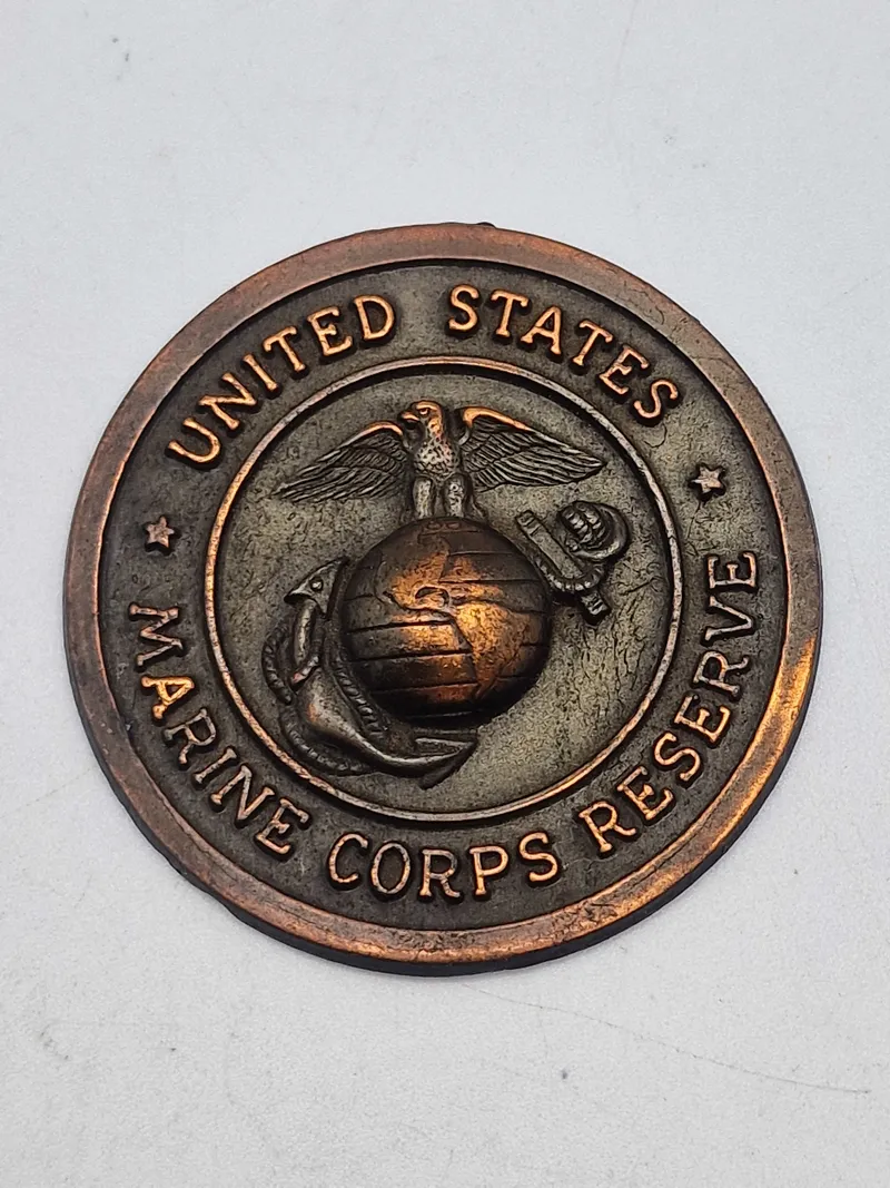 Originalt mærke til nummerplade  - USMC reserve