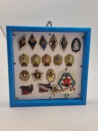 Lot originale USSR badges mm i ramme