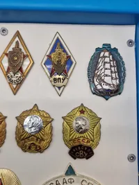 Lot originale USSR badges mm i ramme
