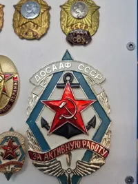 Lot originale USSR badges mm i ramme