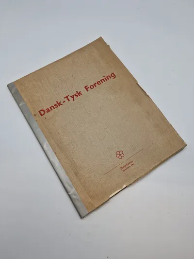 Originalt hæfte - Dansk/tysk forening, ekstremt sjælden