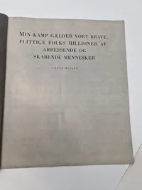 Originalt hæfte - De Sociale Tyskland, Dansk nazistisk propaganda