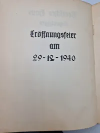 Genoptryk af gæstebogen fra Deutsches Haus Copenhagen - kun lavet i 500 eks.