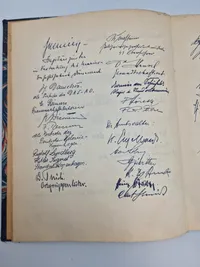 Genoptryk af gæstebogen fra Deutsches Haus Copenhagen - kun lavet i 500 eks.