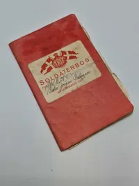 Original dansk soldaterbog