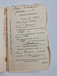 Original dansk soldaterbog