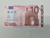Samling euro sedler brugt til træning i værdihåndtering i kinesiske banker