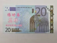 Samling euro sedler brugt til træning i værdihåndtering i kinesiske banker
