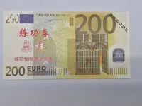 Samling euro sedler brugt til træning i værdihåndtering i kinesiske banker