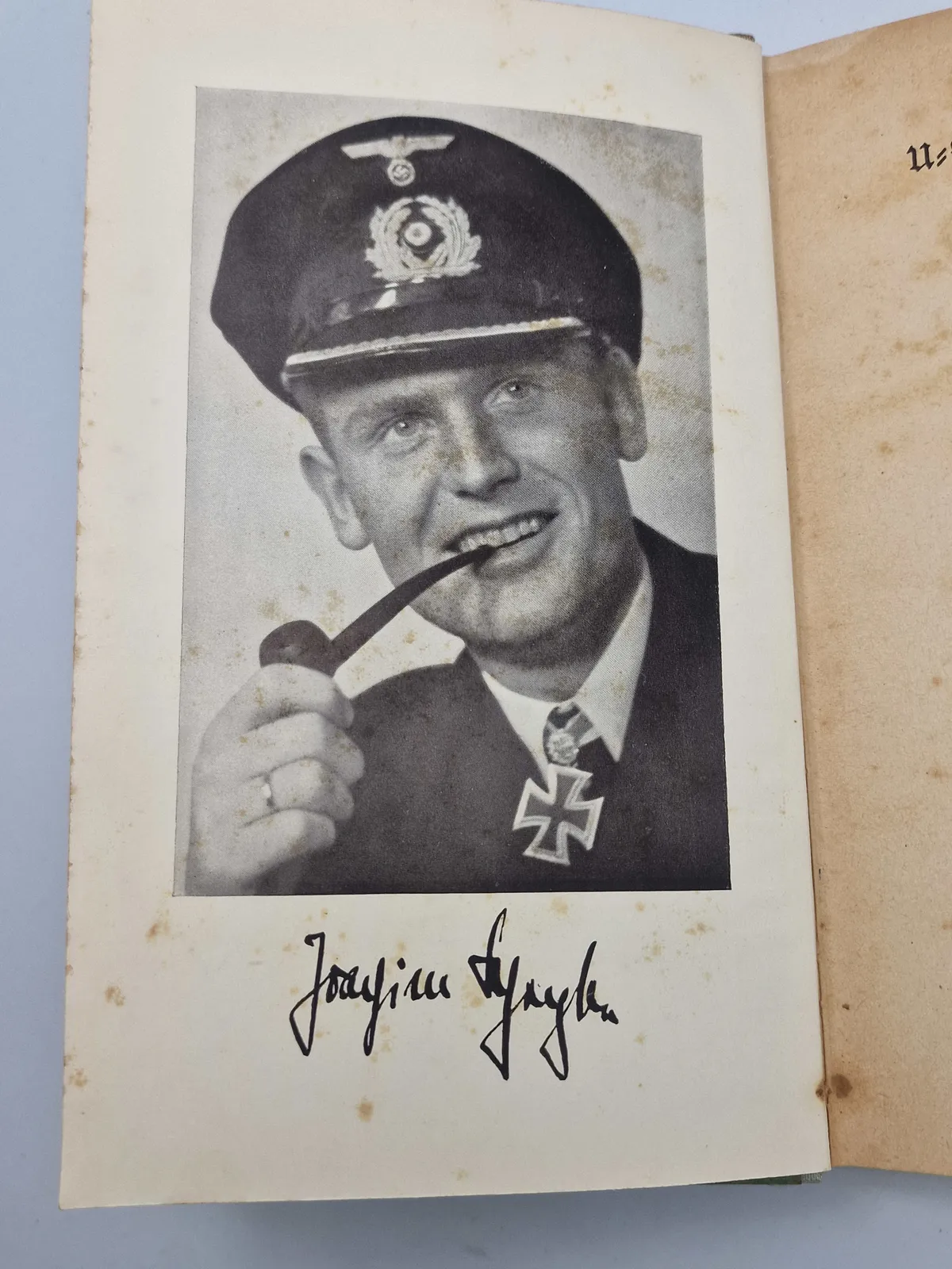 Original tysk ubåds bog - ww2