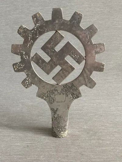 Original stor banner pole anvendt af DAF - ww2