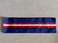 Originalt minibanner fra Roskilde byråd - 40 år i frihed