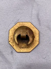 Veludført emaljenål - Den norske forening 1863
