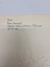 Original tegning af Fransk Napoleons soldat
