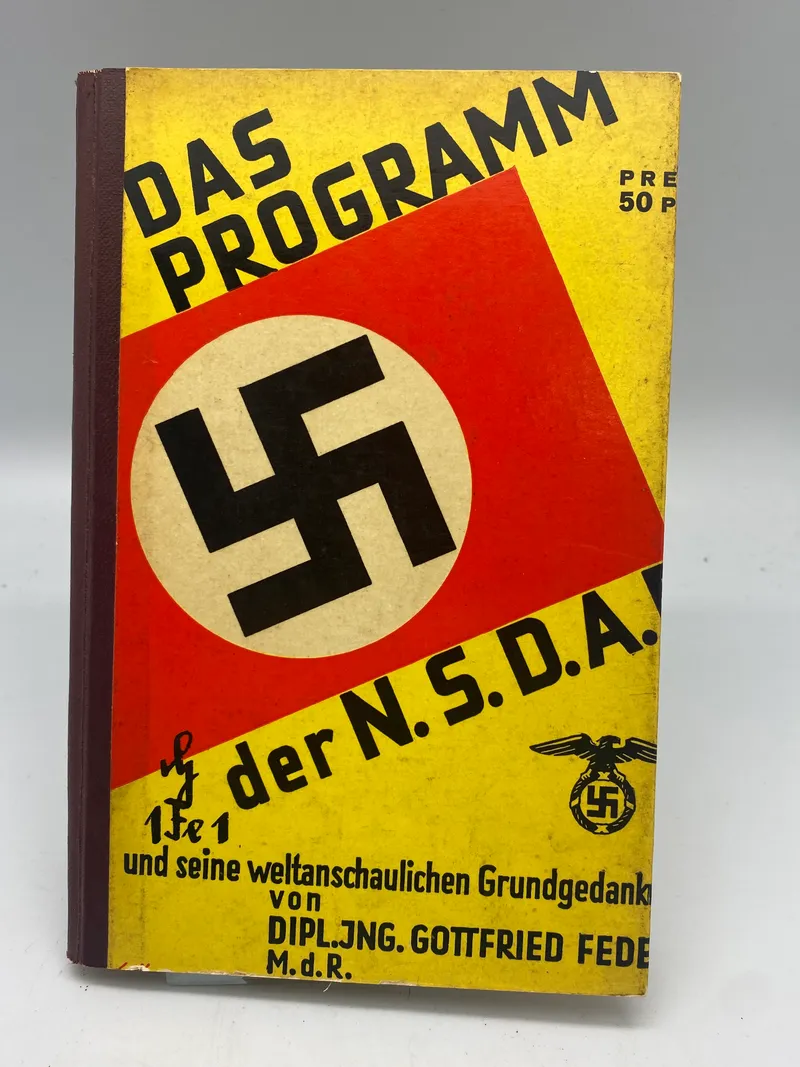 Sjældent originalt eksemplar af Das programm der NSDAP fra 1933