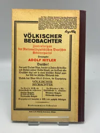 Sjældent originalt eksemplar af Das programm der NSDAP fra 1933