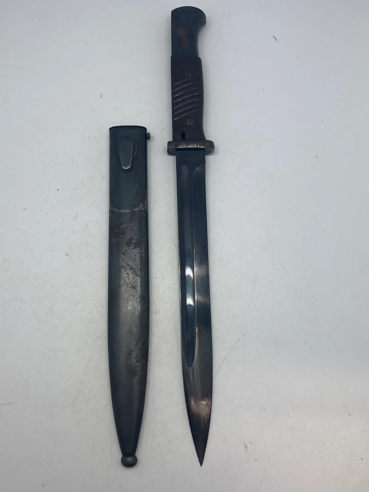 Original WWII German W.K.C. (Weyersberg, Kirschbaum & Cie) K98 Bayonet “Behörden Modell”- Unserialized & Unmarked for Police Use