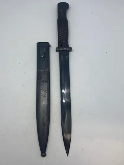Original WWII German W.K.C. (Weyersberg, Kirschbaum & Cie) K98 Bayonet “Behörden Modell”- Unserialized & Unmarked for Police Use