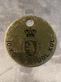 Sjældent 10 kg kultegn - kongelig grønlandsk handel