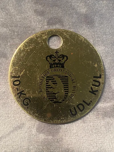 Sjældent 10 kg kultegn - kongelig grønlandsk handel