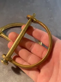 Sæt ældre messing låse
