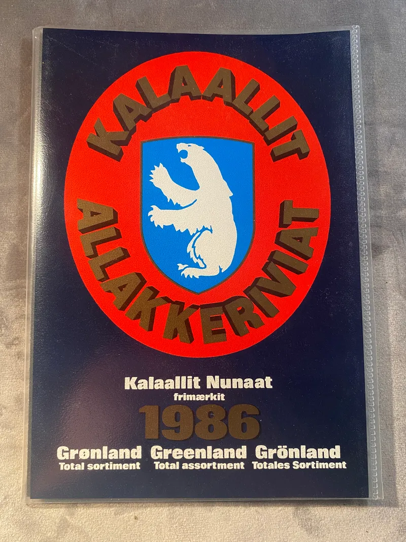Sæt grønlandske frimærker fra 1986