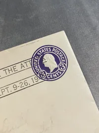 Original amerikansk førstedagskuvert fra 1943 - bemærk reklamen for War Bonds