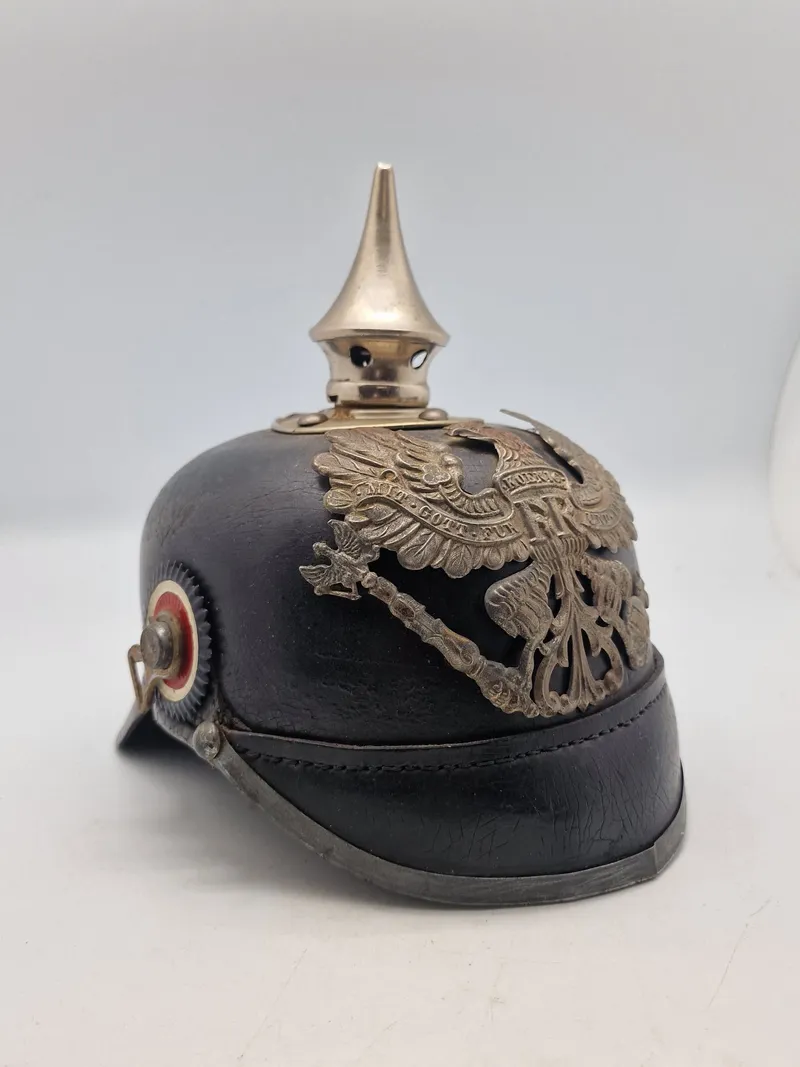 Original Tysk model 1915 pikkelhue WW1