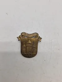 Samling regimentsmærker, flere med huller