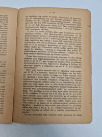 Originalt ww2 hæfte - Attentatet på Qusling