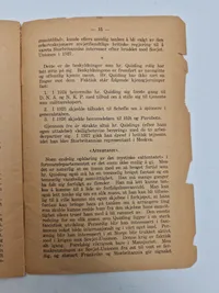 Originalt ww2 hæfte - Attentatet på Qusling