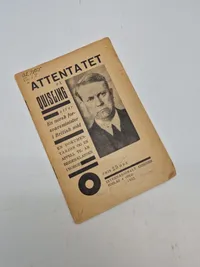 Originalt ww2 hæfte - Attentatet på Qusling