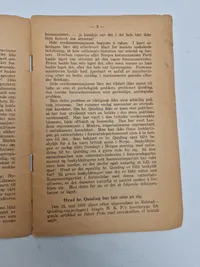 Originalt ww2 hæfte - Attentatet på Qusling