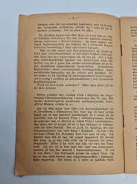 Originalt ww2 hæfte - Attentatet på Qusling