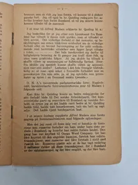 Originalt ww2 hæfte - Attentatet på Qusling