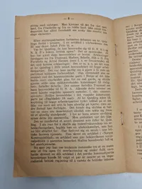Originalt ww2 hæfte - Attentatet på Qusling