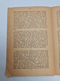 Originalt ww2 hæfte - Attentatet på Qusling