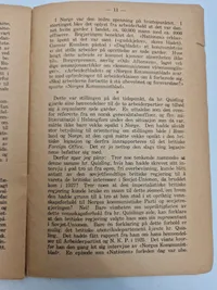 Originalt ww2 hæfte - Attentatet på Qusling