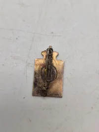 To stk originale Georg Jensen kongemærker af sterlingsølv
