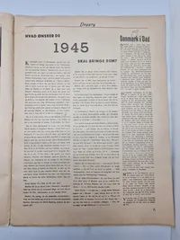 Originalt dansk nazistisk blad “Daggry” sjældent