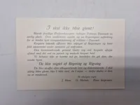 Sjælden original seddel fra lige efter ww2 man kunne købe og hermed bidrage til et mindested for frikorps Danmark 10 Kr