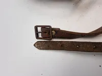 Original dansk feltflaske model 1870 - mundblæst på Holmegaard